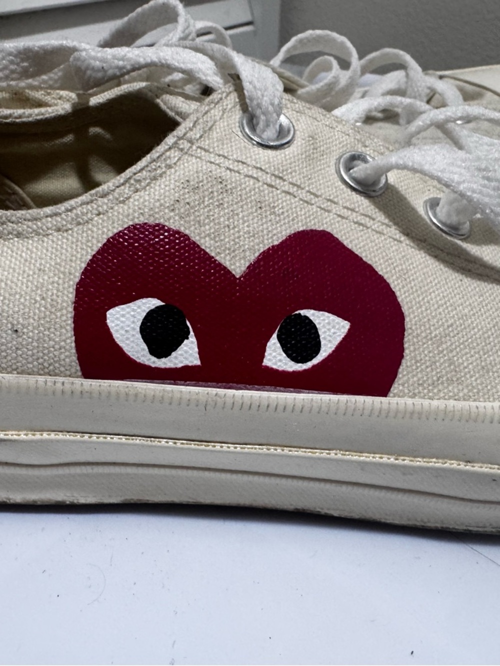 CdG PLAY x Converse Women's Chuck Taylor All Star Peek-A-Boo Low-Top Sneakers